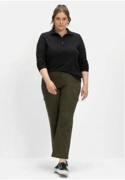 Sheego Poloshirt - Schwarz Meliert 9 Sheego Poloshirt - Schwarz Meliert -Sheego 1b678cc2fb68460f80e2c88e11e3540d