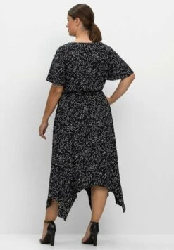 Sheego Freizeitkleid - Schwarz Gemustert 10 Sheego Freizeitkleid - Schwarz Gemustert -Sheego 1cf83cdb41d74dc980e05861f4bb071e