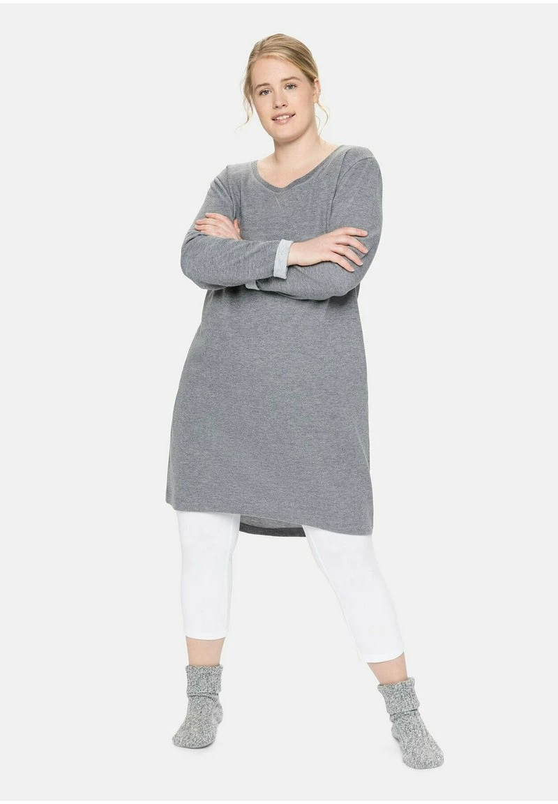 Sheego Freizeitkleid - Dunkelgrau Meliert 8 Sheego Freizeitkleid - Dunkelgrau Meliert – Bild 6