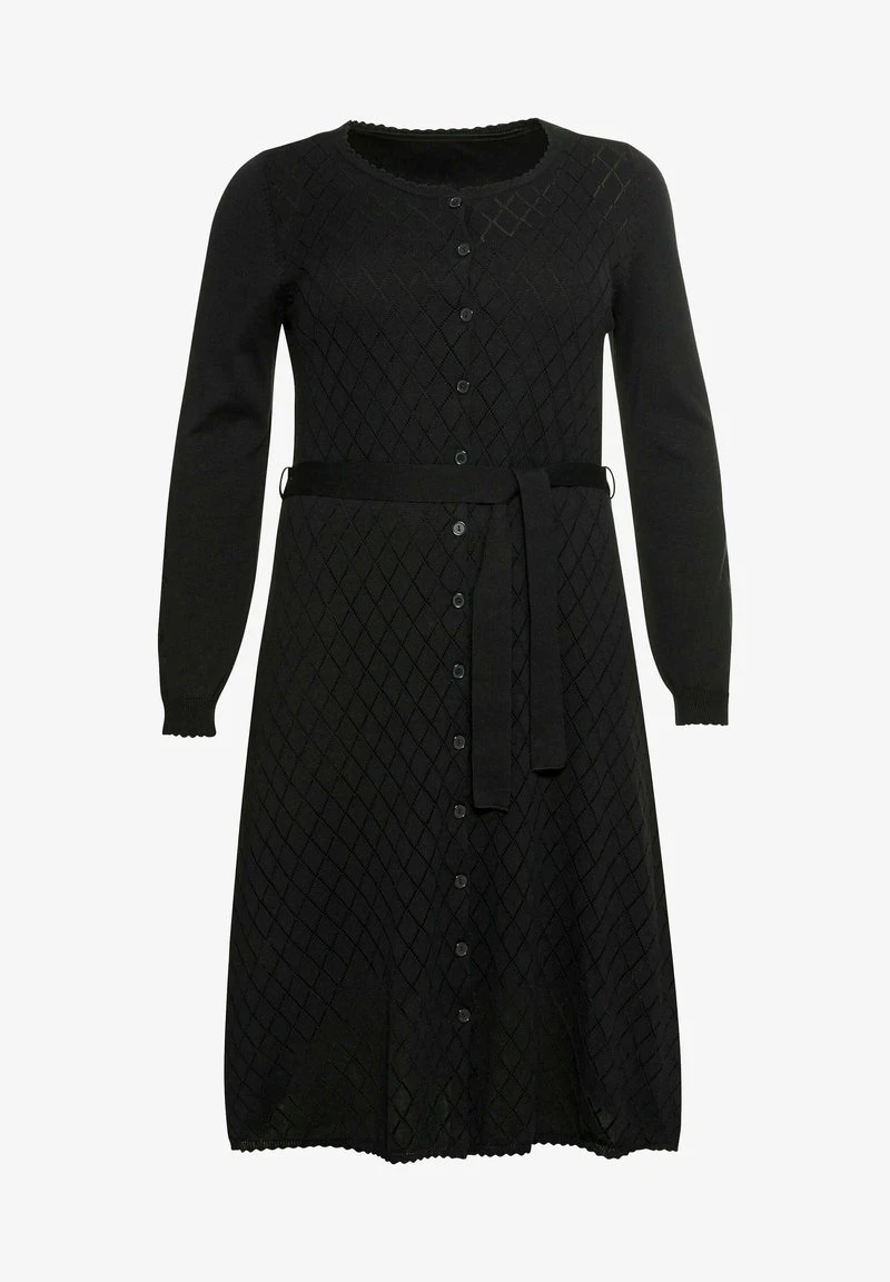 Sheego Strickkleid - Schwarz 7 Sheego Strickkleid - Schwarz – Bild 5