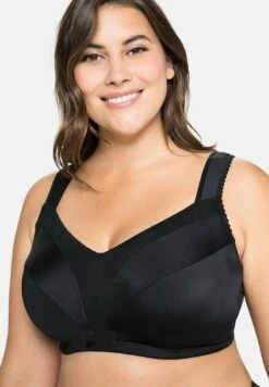 Sheego T-Shirt BH - Schwarz