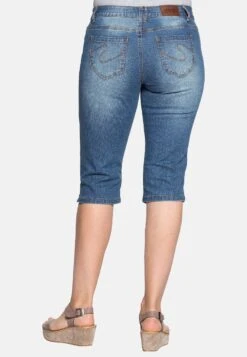 Sheego Jeans Shorts - Blue Denim -Sheego 1e76a454ad074e99a64ff86562b6f868