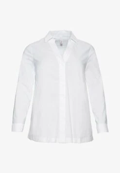 Sheego Hemdbluse - Weiß 10 Sheego Hemdbluse - Weiß -Sheego 1f1b0d43d5e545a8a480f4027ba995ab