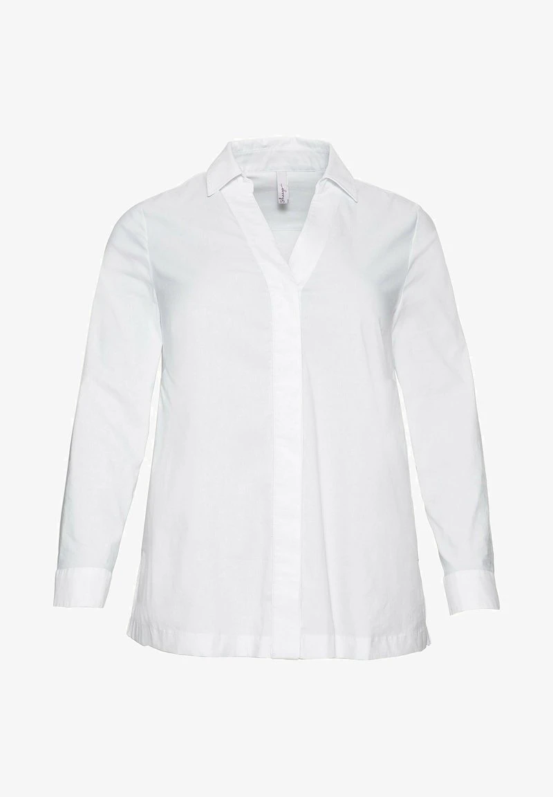 Sheego Hemdbluse - Weiß 5 Sheego Hemdbluse - Weiß – Bild 3