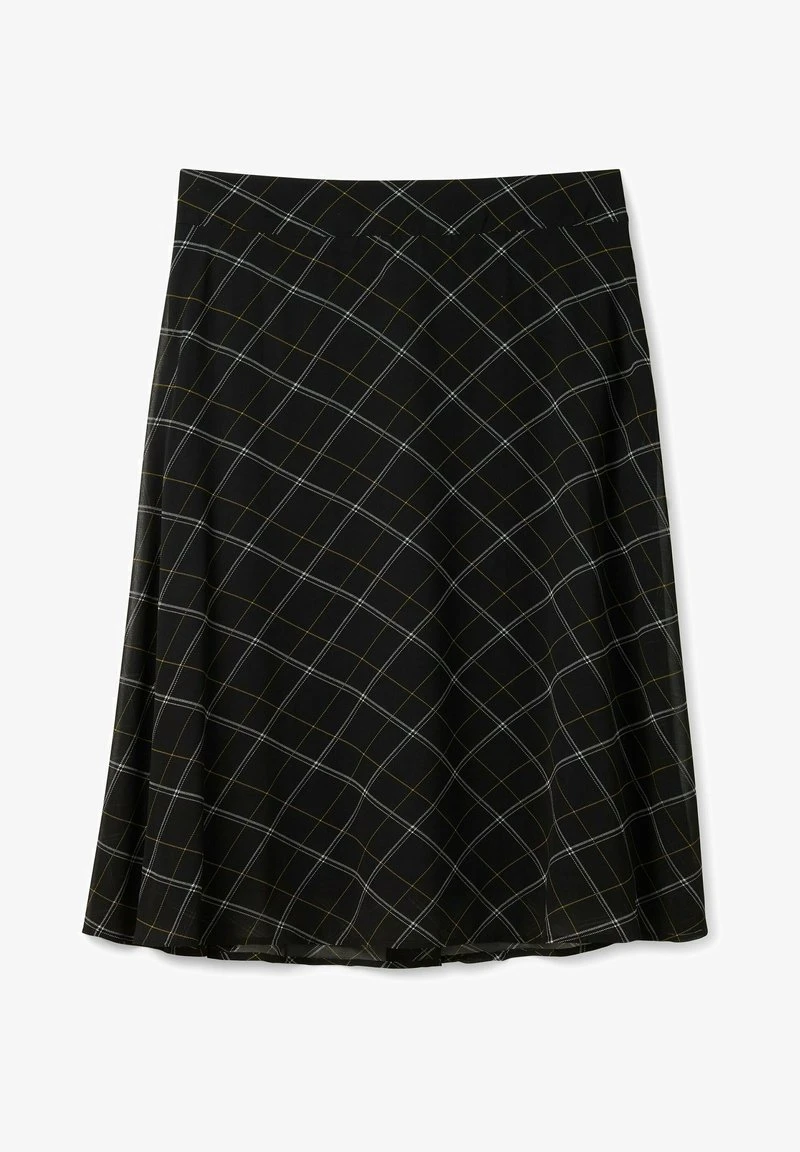 Sheego A-Linien-Rock - Schwarz Gemustert 8 Sheego A-Linien-Rock - Schwarz Gemustert – Bild 6