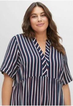 Sheego Maxikleid - Nachtblau Gestreift 11 Sheego Maxikleid - Nachtblau Gestreift -Sheego 1f24bf47fdbb4c3bb2ad4ee0e7b25b5a