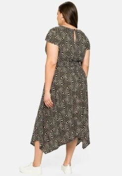 Sheego Freizeitkleid - Black/ White -Sheego 1f4d434040204401b4706ad2fdfd147f