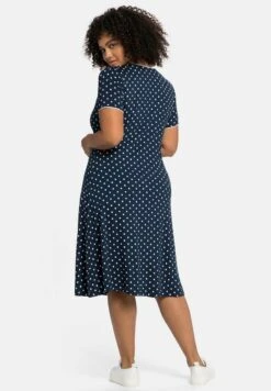 Sheego Jerseykleid - Marine Bedruckt -Sheego 20105db86f0b4489961fccf0a7af4487