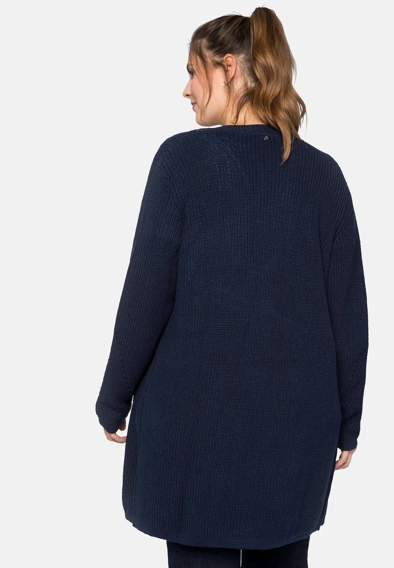 Sheego Strickjacke - Marine 5 Sheego Strickjacke - Marine – Bild 3