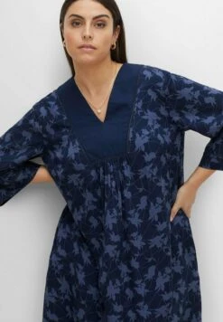 Sheego Freizeitkleid - Nachtblau Bedruckt -Sheego 20d5c9e325cd49668b64387296b75bf6