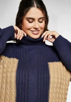 Sheego Strickpullover - Nachtlila -Sheego 2110f21d121c4bef965ed0d6b01a5794