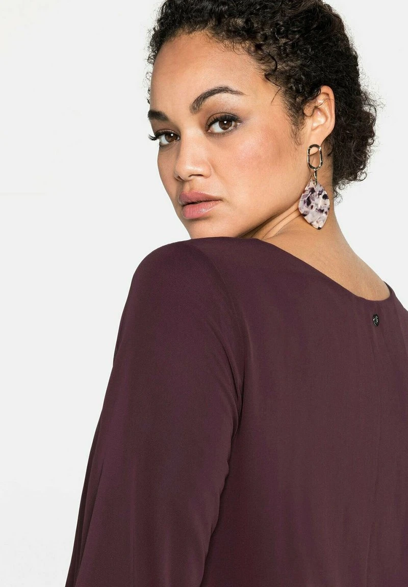 Sheego Freizeitkleid - Burgund 6 Sheego Freizeitkleid - Burgund – Bild 4