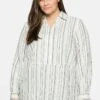 Sheego Bluse - Offwhite Gestreift -Sheego 21944af4bf9a4e36964cc2db4f722282