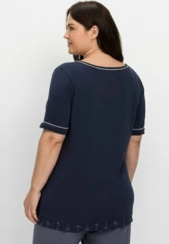 Sheego Nachtwäsche Shirt - Marine 10 Sheego Nachtwäsche Shirt - Marine -Sheego 21db6df24d7c48178dc60dd7cb3399cb