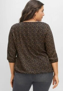 Sheego Tunika - Nachtblau Bedruckt -Sheego 226ff86fe77b41b49c2b43348180e215