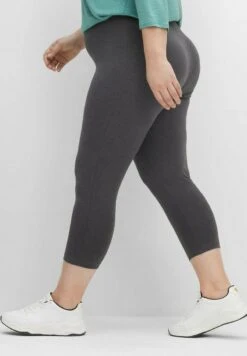 Sheego Leggings - Hosen - Anthrazit Meliert -Sheego 23cf4ce5a93549aeb4f85a52f4a09f6e
