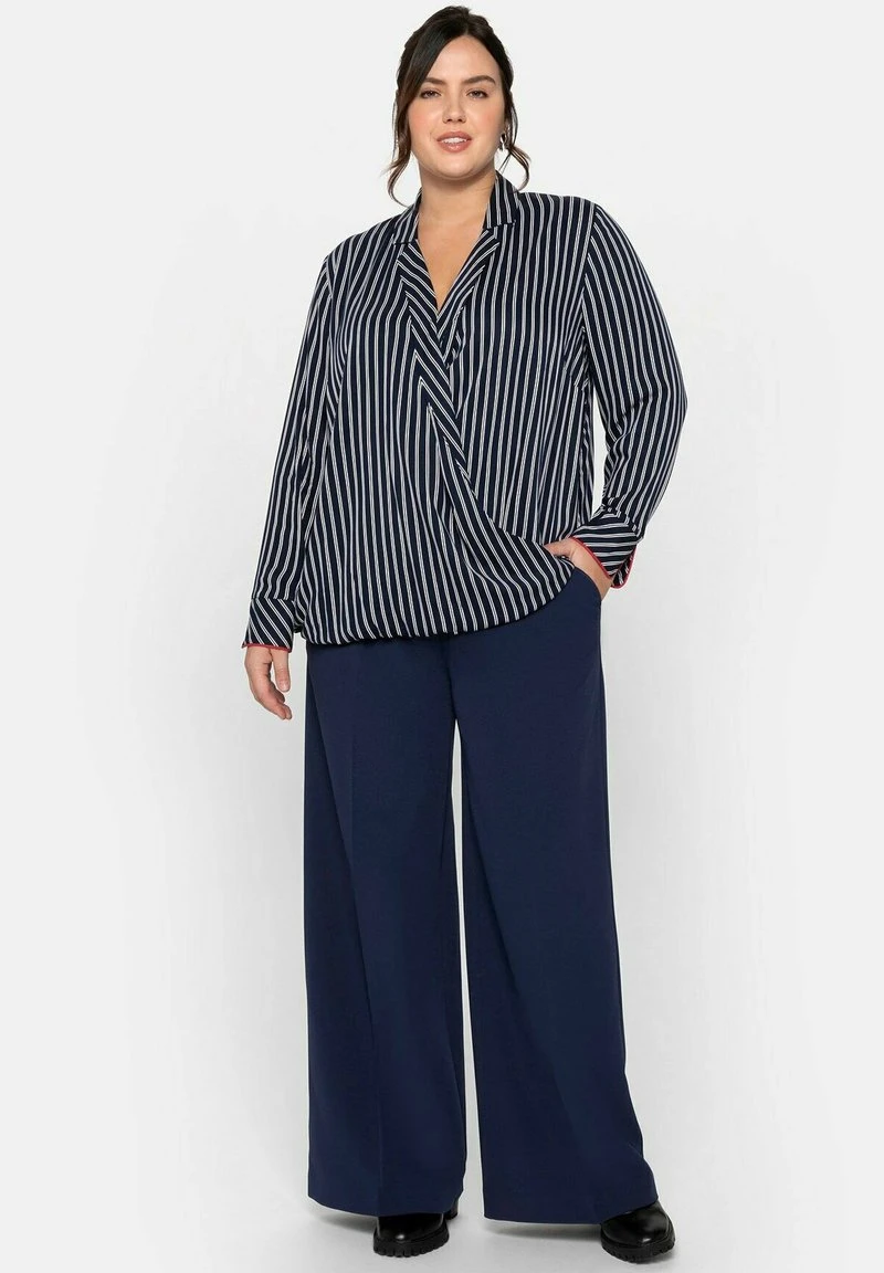 Sheego Bluse - Marine Gestreift 4 Sheego Bluse - Marine Gestreift – Bild 2