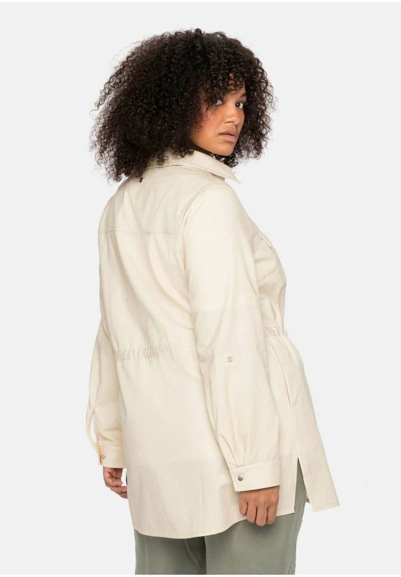 Sheego Hemdbluse - Natur 5 Sheego Hemdbluse - Natur – Bild 3