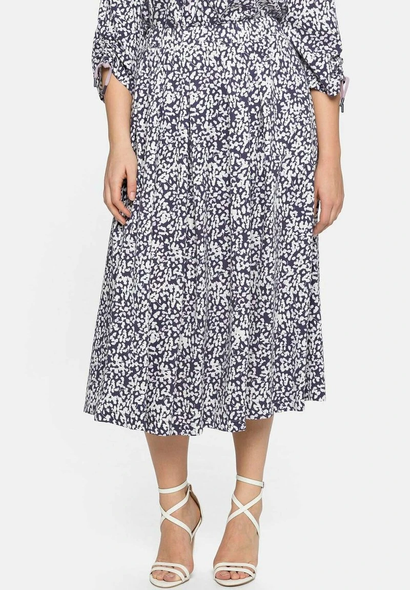 Sheego A-Linien-Rock - Dark Purple 3 Sheego A-Linien-Rock - Dark Purple