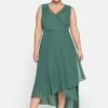 Sheego Cocktailkleid/festliches Kleid - Opalgrün -Sheego 246ca9944c434c92b6e81d6056f541f9
