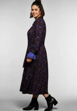 Sheego Blusenkleid - Schwarz Bedruckt -Sheego 24ec966834f549e0b1f6035cf5acedde