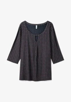 Sheego 3/4-ARM - Langarmshirt - Nachtblau Bedruckt -Sheego 251d771fbdf6414da6370cb2fa0cacbb