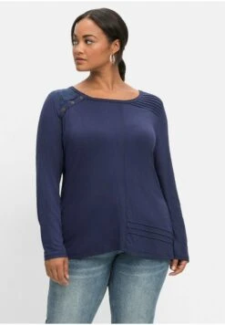 Sheego LANGARM - Langarmshirt - Dark Blue