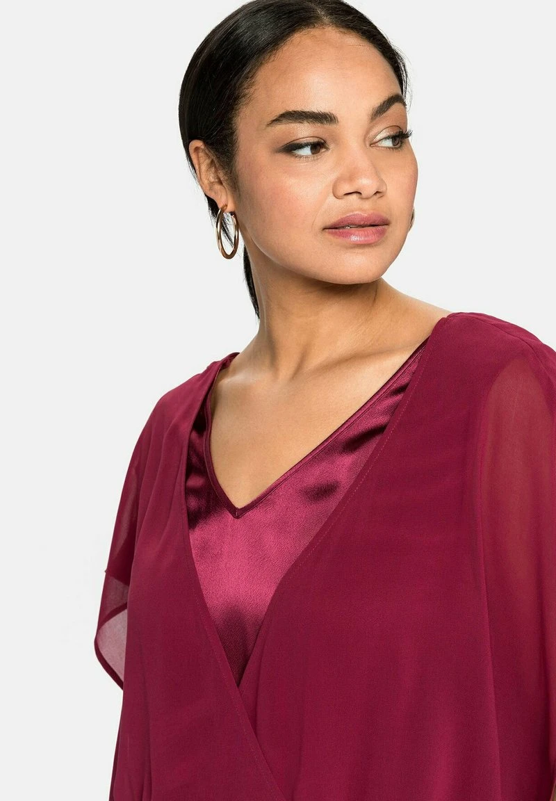 Sheego Cocktailkleid/festliches Kleid - Himbeere 7 Sheego Cocktailkleid/festliches Kleid - Himbeere – Bild 5