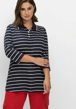 Sheego Poloshirt - Nachtblau Gestreift 13 Sheego Poloshirt - Nachtblau Gestreift -Sheego 26b60f310c3c4b8a93ac4ee490747df7 1