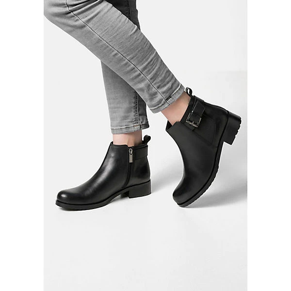 Sheego Stiefelette Klassische Stiefeletten - Schwarz 8 Sheego Stiefelette Klassische Stiefeletten - Schwarz – Bild 6