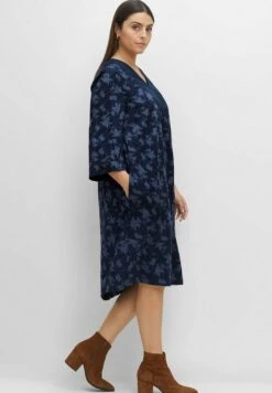 Sheego Freizeitkleid - Nachtblau Bedruckt -Sheego 27473d49c6234092af72dab0255addcf
