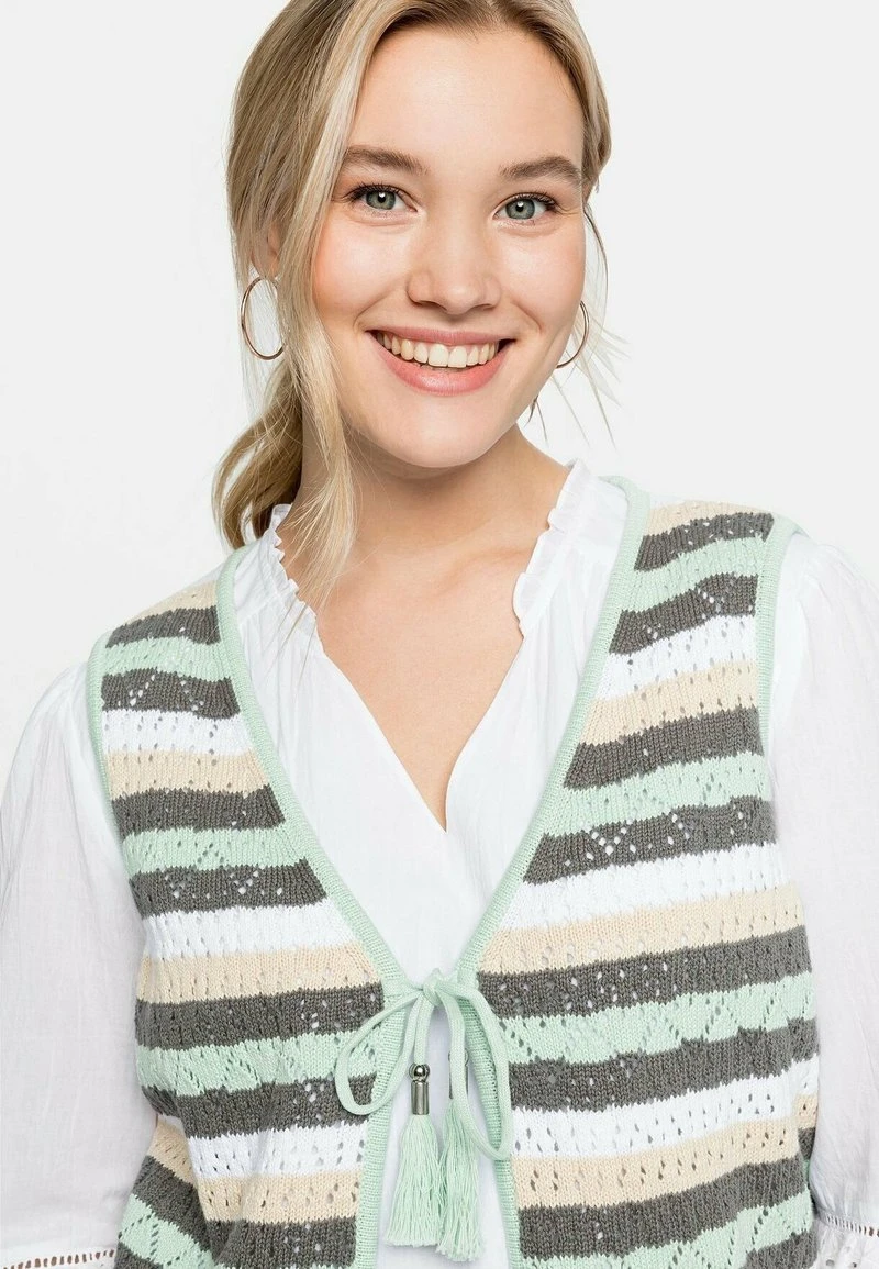 Sheego Strickjacke - Mehrfarbig 5 Sheego Strickjacke - Mehrfarbig – Bild 3