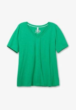 Sheego T-Shirt Basic - Blattgrün 12 Sheego T-Shirt Basic - Blattgrün -Sheego 2773dfc7342543ffaab21519ea7dd225