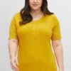 Sheego T-Shirt Basic - Senfgelb -Sheego 27b20a2f006040ef868576d01f5204cf