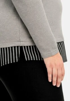 Sheego 2-IN-1 - Strickpullover - Grau 11 Sheego 2-IN-1 - Strickpullover - Grau -Sheego 283f8fbdd360475c93d1fcb3b6b7bab8