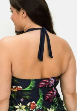 Sheego Bikini-Top - Marine Gemustert -Sheego 28564a525b2346e5a615fb6aaaef3ce8