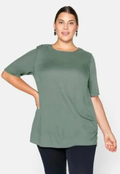 Sheego Bluse - Salbeigrün -Sheego 288a644e55e94be7acc4c3b252493b52 1