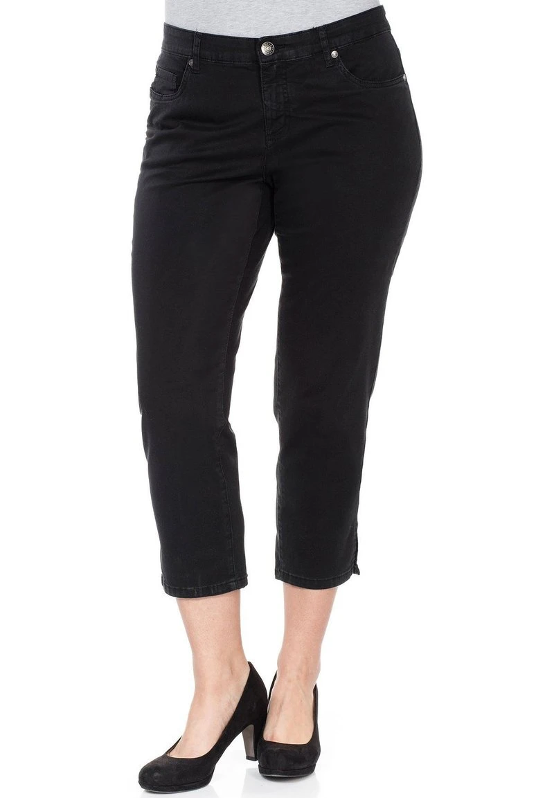 Sheego Jeans Slim Fit - Schwarz 3 Sheego Jeans Slim Fit - Schwarz