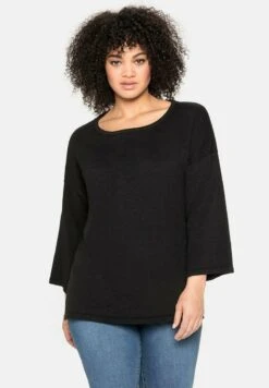 Sheego Strickpullover - Schwarz 13 Sheego Strickpullover - Schwarz -Sheego 29a6b7d6b9f44775ac1dbbe98f2aaff2 1