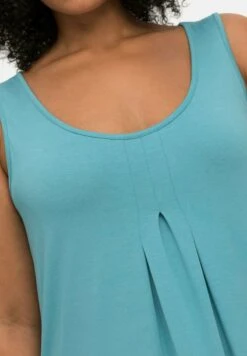 Sheego Jerseykleid - Türkis -Sheego 29de24178dd746ae9140c31f287df3f6