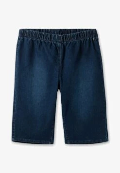 Sheego BERMUDAS - Jeans Shorts - Dark Blue Denim -Sheego 2a0ea5f38d3047d6a074f6d49d85b9c4