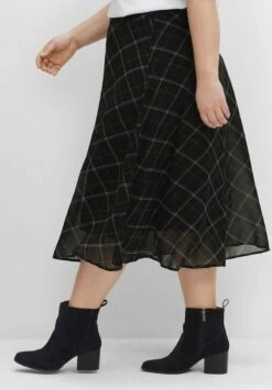 Sheego A-Linien-Rock - Schwarz Gemustert 12 Sheego A-Linien-Rock - Schwarz Gemustert -Sheego 2a175a2c26824db392e56dd5fecc76de