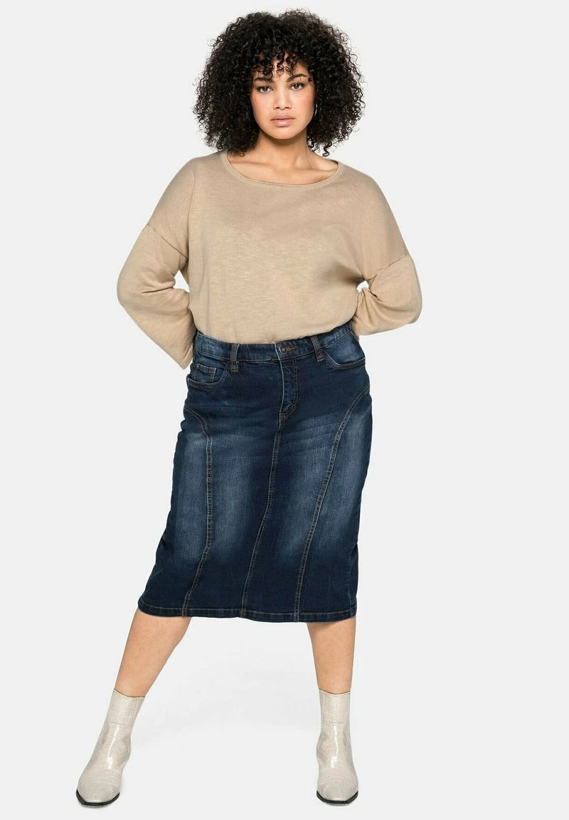 Sheego Strickpullover - Beigefarben 4 Sheego Strickpullover - Beigefarben – Bild 2