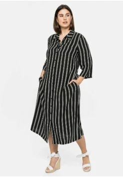 Sheego Blusenkleid - Schwarz Bedruckt -Sheego 2ab369091d684400b9894bc256a73bee 1