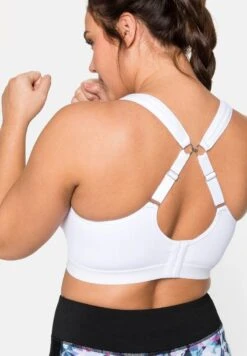 Sheego Sport-BH Mit Mittlerer Stützkraft - Weiß -Sheego 2abe50c50aaa48df86dec7d12dca7c79