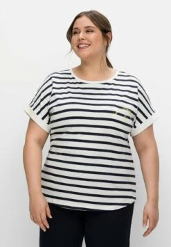 Sheego RINGEL - T-Shirt Print - Weiß/nachtblau 13 Sheego RINGEL - T-Shirt Print - Weiß/nachtblau -Sheego 2b7c0ca31b8a4eee846736c27fd20dfb 1