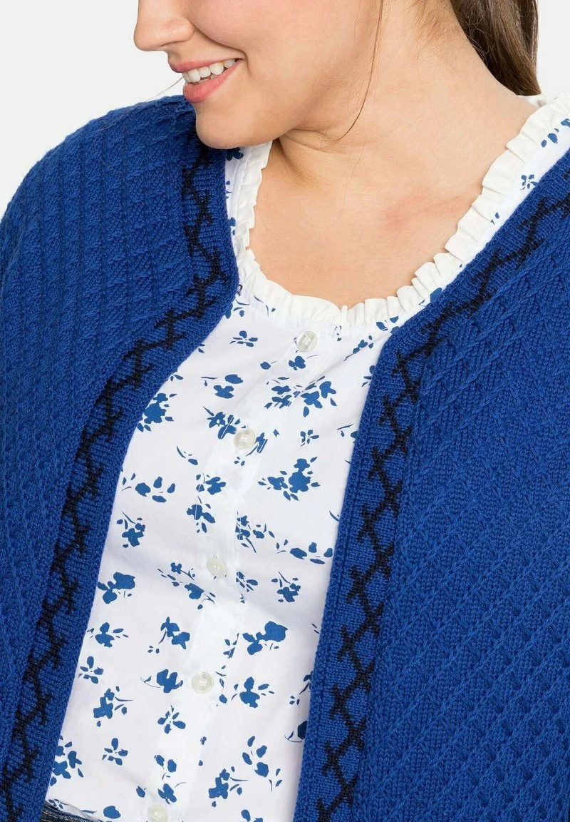 Sheego Strickjacke - Royalblau 6 Sheego Strickjacke - Royalblau – Bild 4