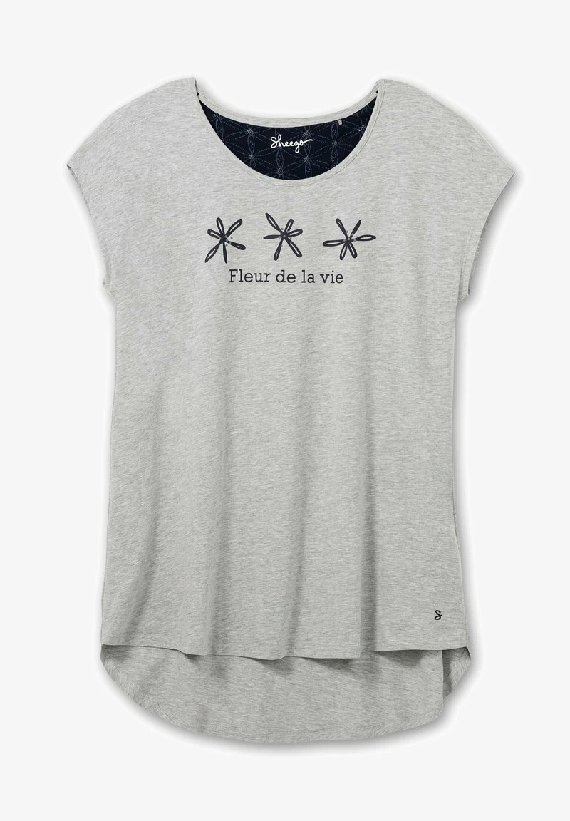 Sheego Nachthemd - Grau Meliert 7 Sheego Nachthemd - Grau Meliert – Bild 5