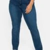 Sheego Jeans Tapered Fit - Dark Blue Denim 2 Sheego Jeans Tapered Fit - Dark Blue Denim -Sheego 2ccdb99a15e143d78cfd40fdd3b2bbbe
