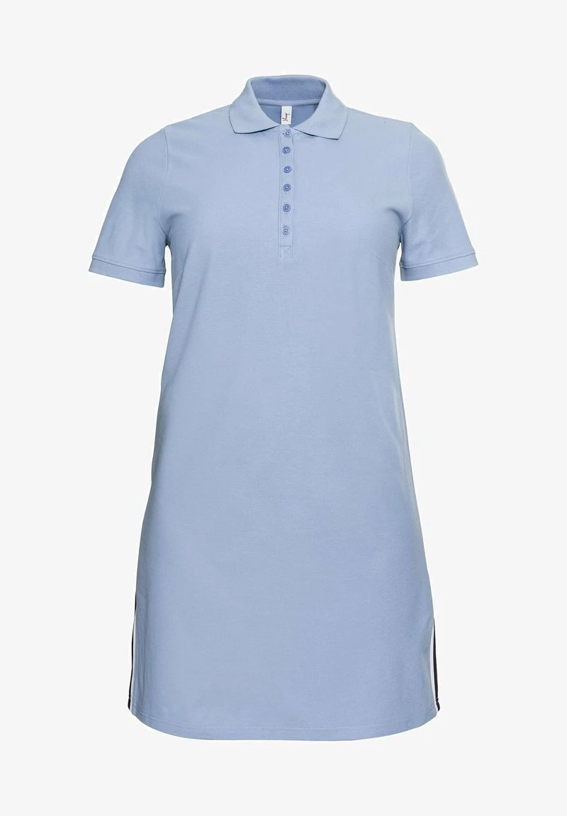 Sheego Blusenkleid - Mittelblau 7 Sheego Blusenkleid - Mittelblau – Bild 5